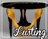 blk/gold  table