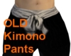 Old Kimono Pants