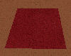 plush square red carpet