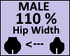Hip Scaler 110% Male