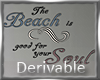 The Beach Quote 3D