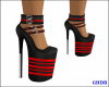 GHDB Red/Black Heels