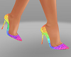 K rainbow pump shoes