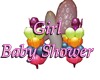 Girl baby Shower balloon