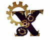 X Steampunk Letter