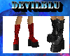 devil x ghostface boots