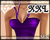*S Party Dress Purp XXL