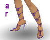 PVC Purple Heels