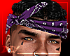 !D Purple Bandana