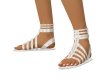 white greece sandals