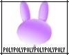 Bunny Balloon Purple
