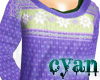 *c*Winter Fairisle Lilac