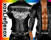[L] Leather Biker Jacket