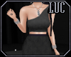 [luc] Black Orchid Dress