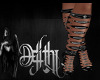 stiletto boots black