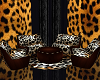 (V) Leopard Sofa Set