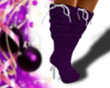 Purple/white Boots