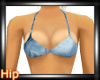 [H] Blue Bikini Top Med