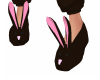 Brown bunny slippers