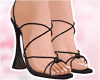 e Strips heels black