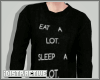 iD* Eat&Sleep BlkSweater
