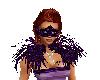 Masquerade purple boa