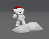 Game In The Snow. Bear