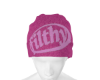 PINK FILTHY BEANIE
