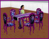 bramble rose table&chair