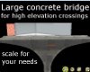 Large concrete bridge
