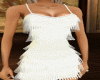 White Fringed Dress