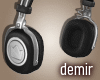 [D]Babe black headphones