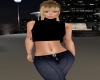 Lil Black Crop Top