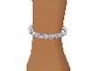 diamond left anklet