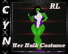 RL Her Hulk Costume