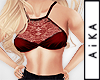 ! Floral Lace Red