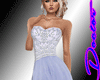 Strapless Gown Blue