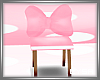 ⚓ Pink Bow Chair