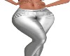 Silver Zip Pants