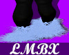 K|LMBX Blue Fur Boots