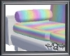 ~a~ Rainbow Furry Couch