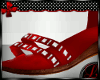[L] RED SANDALS