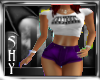 PF Daisy Dukes Purple