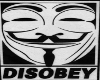 Disobey Wall Hanging