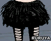 black emo skirt