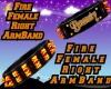 Fire F (R) Armband