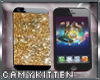 ~CK~ iPhone Gold Glitter