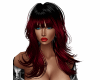 JackyHair 718 -Black-red