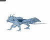 Blue dragon Statue