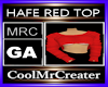 HAFE RED TOP